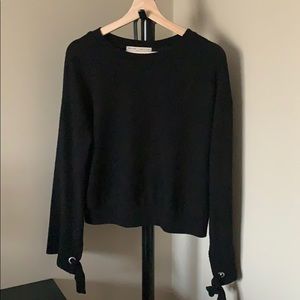 Urban Outfitters Black Bellsleeve Sweater